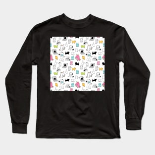 Unicorn, dino, cats Long Sleeve T-Shirt